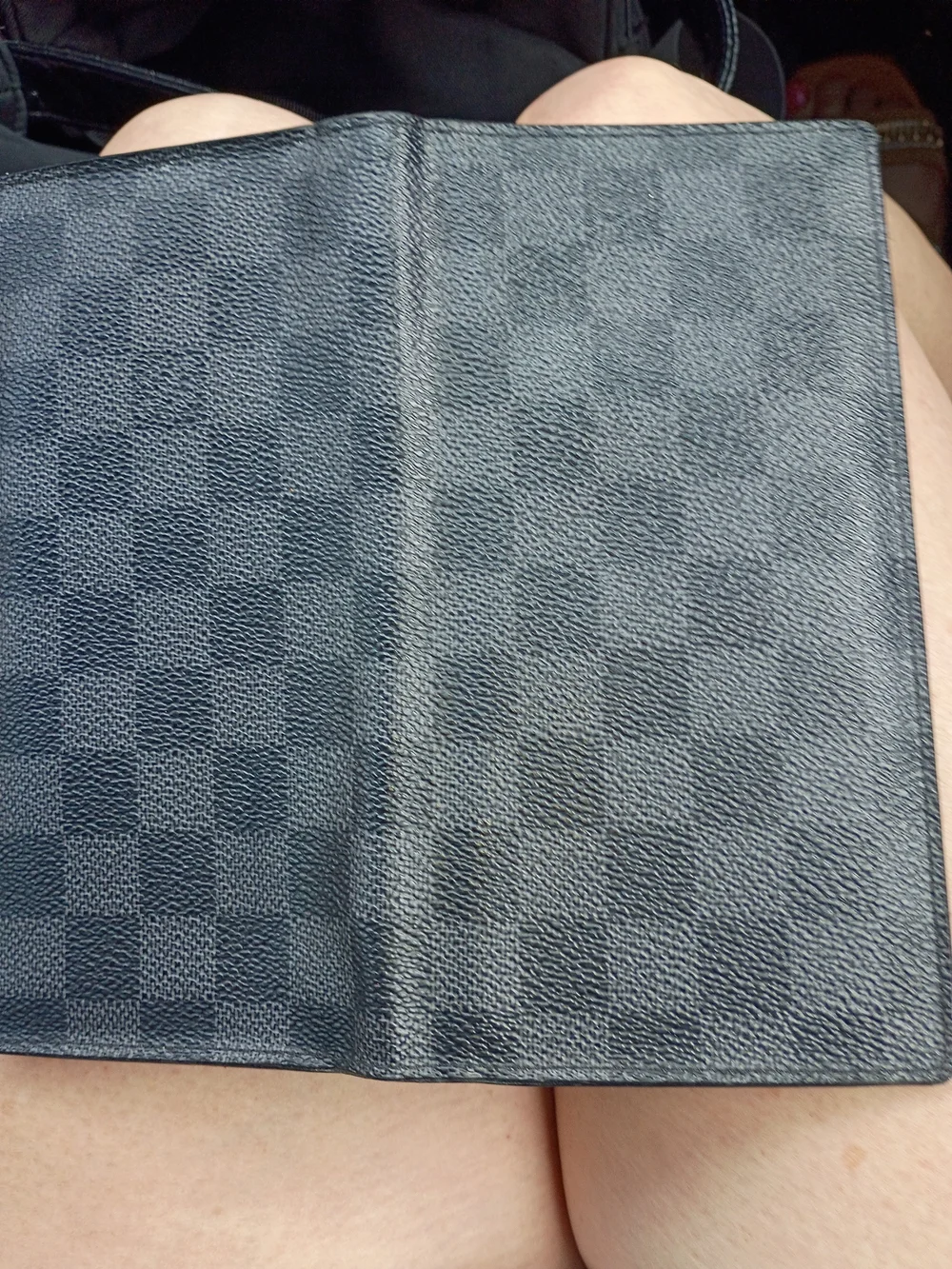 Louis Vuitton Black Brazza Graphite Long Bifold Wallet